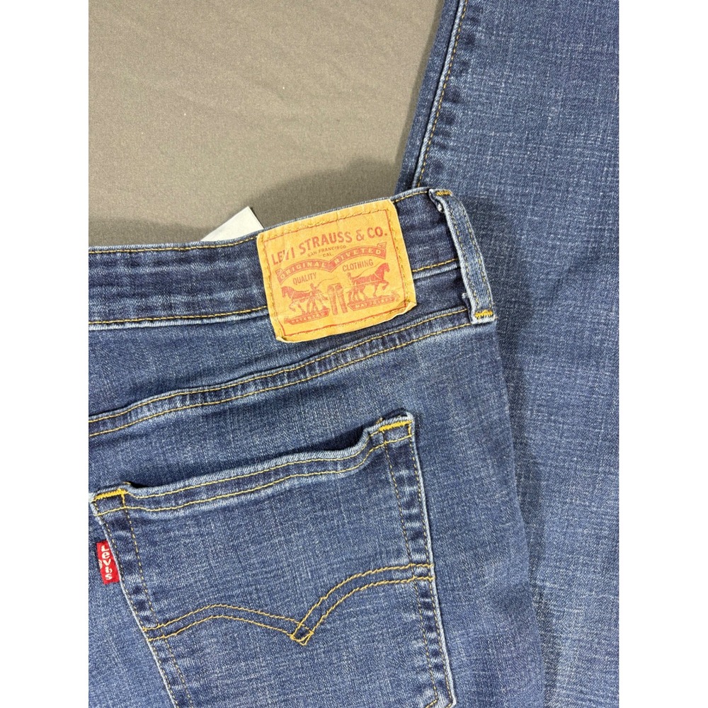 Levi's 721 High Rise Skinny Jeans Size 33 Women Stretch Denim Classic Fit - Picture 8 of 9